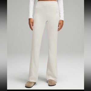 Lululemon brushed softstreme rib zip flare 32.5”